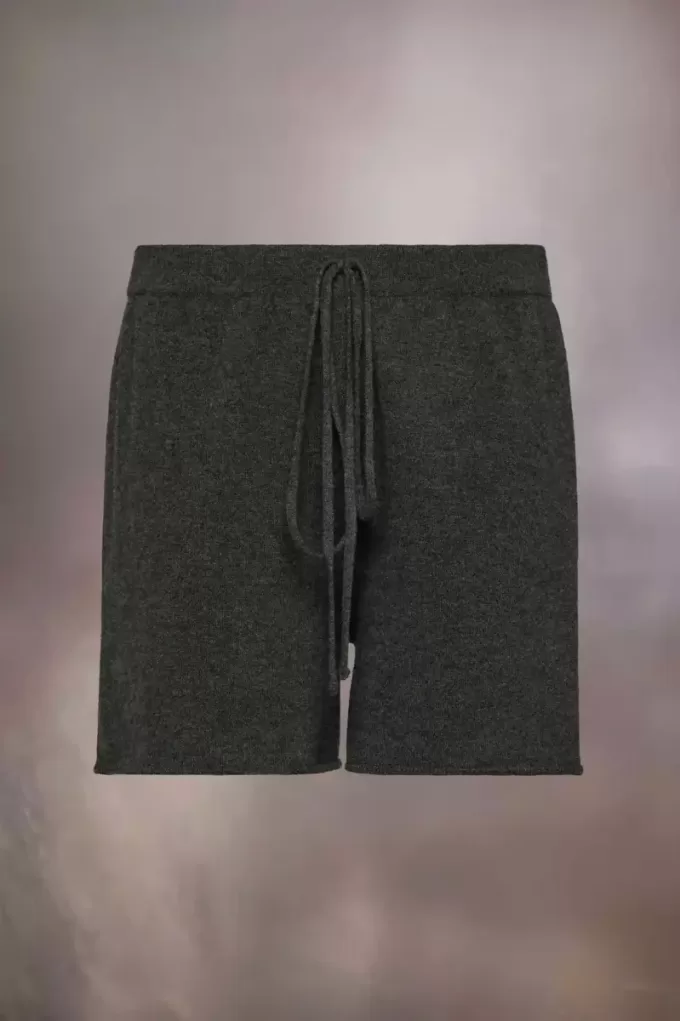 Cashmere knit shorts
