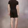 Cashmere knit shorts