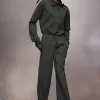 Cashmere knit trousers