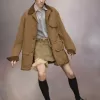 Corduroy Collar Waxed Coat Corduroy Collar Waxed Coat