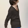 Elbow patch wool cardigan