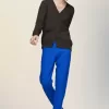 Elbow patch wool cardigan