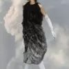 Embroidery fringe dress