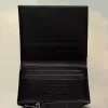 Folded leather wallet