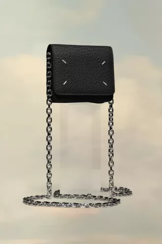 Four stitches chain wallet