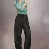 Gardening hemp knit cardigan