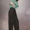 Gardening hemp knit cardigan
