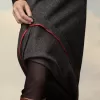 Herringbone A-Line Skirt