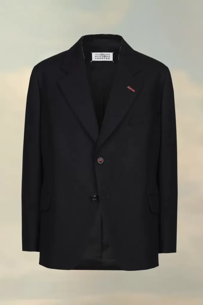 Herringbone wool jacket