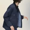 Herringbone workwear jacket