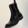 Loved to death lace-up boots