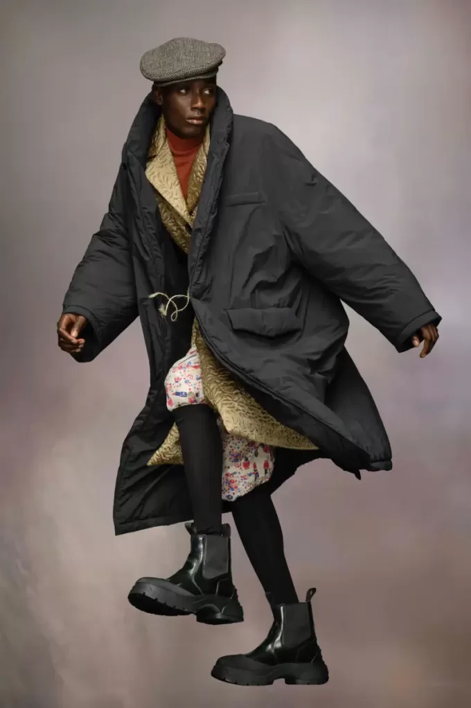 Maison Margiela Woven long coat