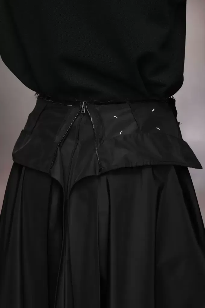 Maison Margiela Taffeta Midi Skirt