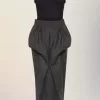 Maison Margiela Wool bustier dress