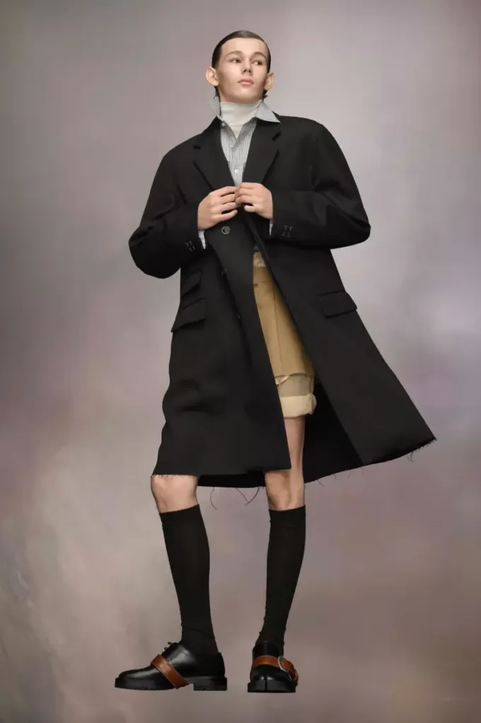 Maison Margiela Wool Silk Coat Maison Margiela Wool Silk Coat