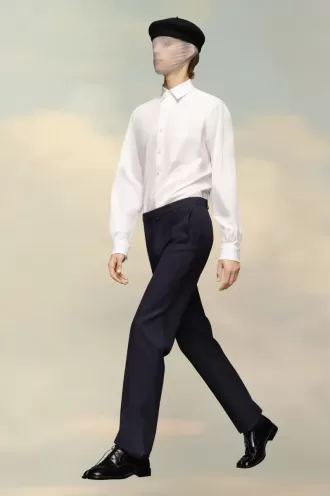 Maison Margiela Wool Twill Trousers