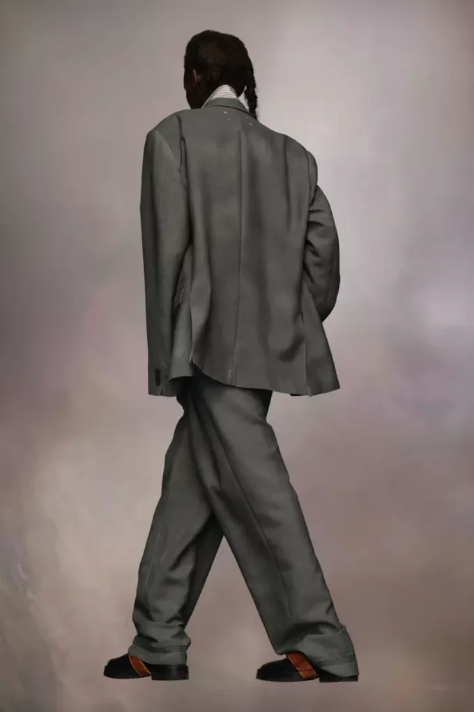 Mohair Wool Suit Jacket