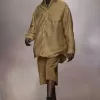 Padded Satin Cotton Shirt