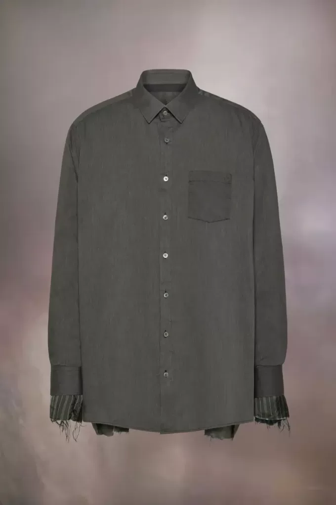 Patchwork inside-out jacket
