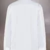 Patchwork pinstripe shirt