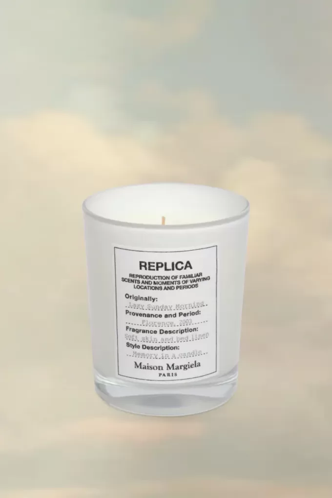 Replica Lazy Sunday Morning candle