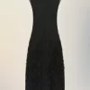 Retrograde silk knit dress