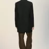 Reversible wool coat