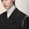 Reversible wool coat