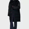 Reversible wool coat