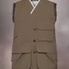 Sleeveless wool jacket Sleeveless wool jacket