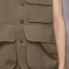 Sleeveless wool jacket Sleeveless wool jacket