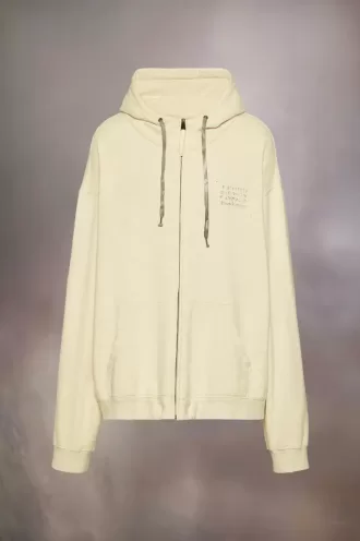 Stamp logo zip hoodie