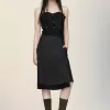 Strapless midi dress