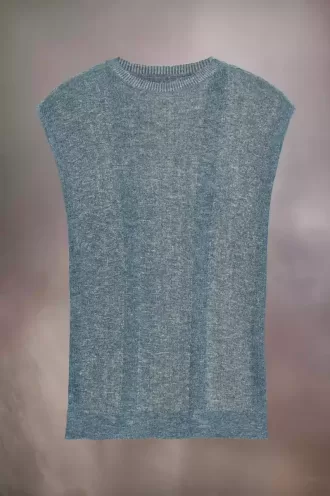 Summer chin茅 knit tank