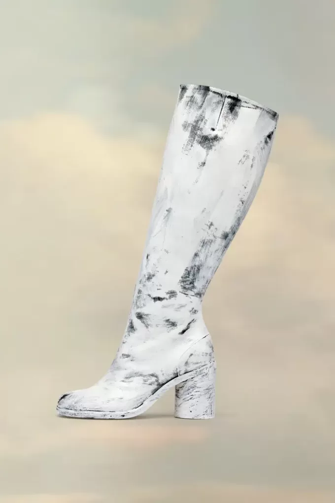 Tabi Bianchetto Knee-High Boots