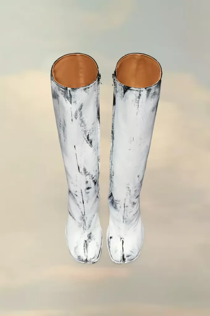 Tabi Bianchetto Knee-High Boots