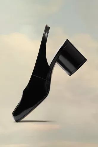 Tabi Leather Slingback Shoes