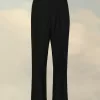 Wool Herringbone Trousers
